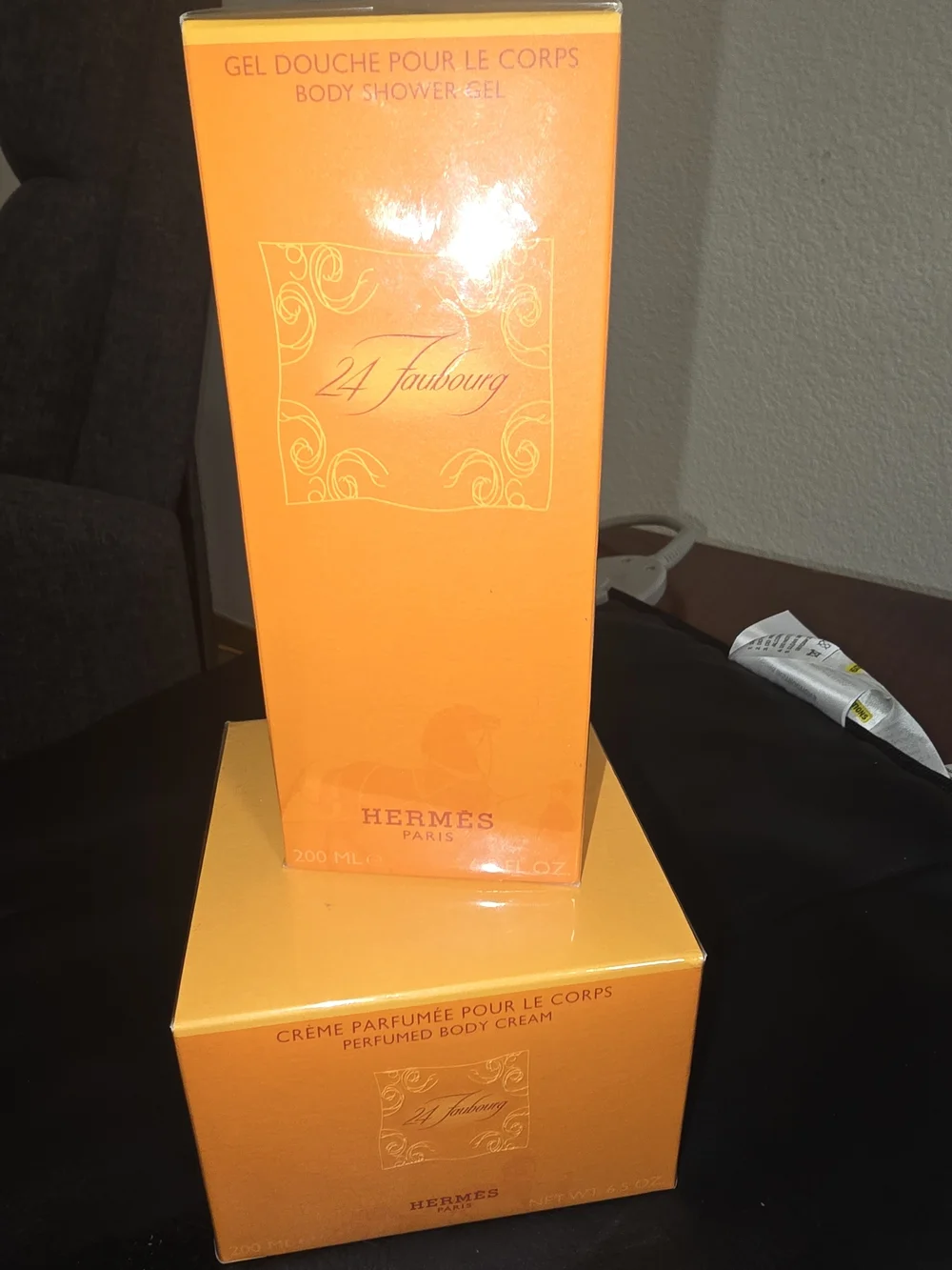 Hermes 24 Faubourg Body Cream & Shower Gel - Orange